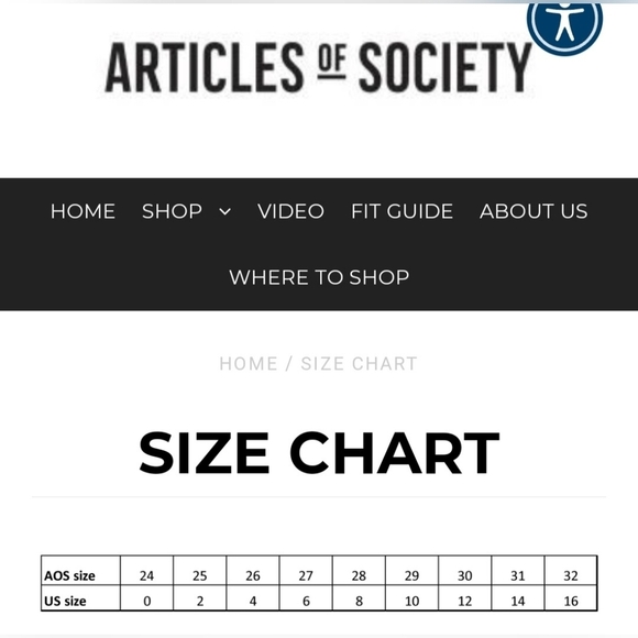 Articles of Society Lightweight Denim Shorts Size 26 - Picture 11 of 11